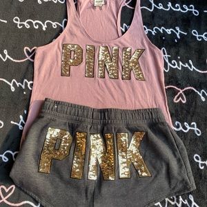Vs pink bling summer outfit